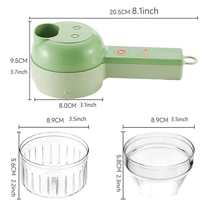 4 in 1 Handheld Electric Vegetable Cutter