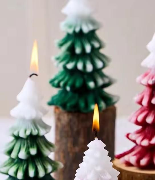 Long Scented Christmas Tree Candle