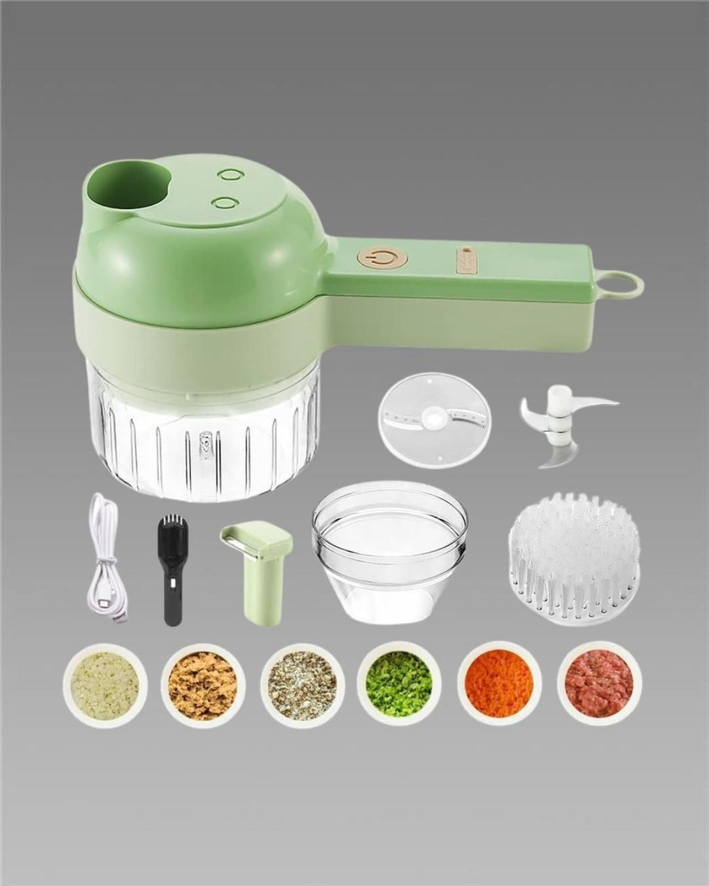4 in 1 Handheld Electric Vegetable Cutter